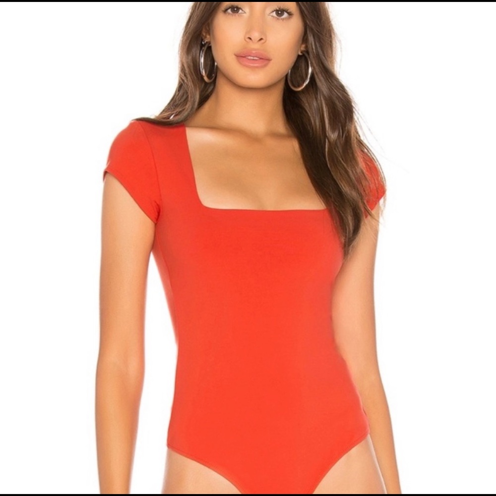 Free People Intimately bodysuit Bright Red
